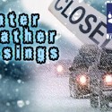 Winter Weather Closings