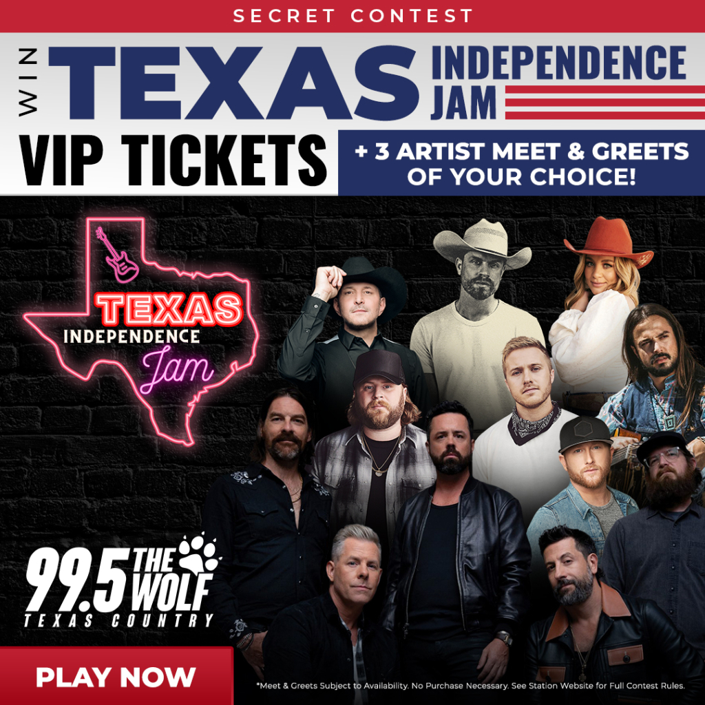 Win Texas Independence Day Jam VIP Tickets w/ 99.5 The Wolf in Dallas, TX